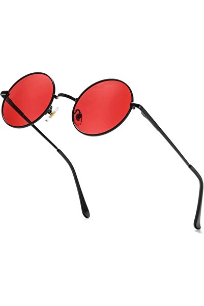 AIEYEZO Round Flip Up Sunglasses for Men and Women Rave Flip Glasses 90's Ret...