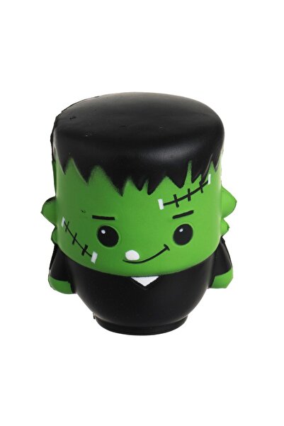 OEM Jucărie Squishy Monstru Verde Negru 6x5x8cm – pentru joacă și momente pli...