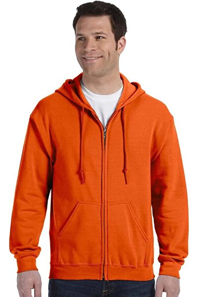 GENERAL Gildan Mens Fleece Zip Hooded Sweatshirt