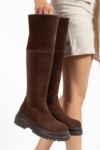 Elile Shoes Genuine Leather Women's Winter Boots, Sizes 35-36 to 41-42-43