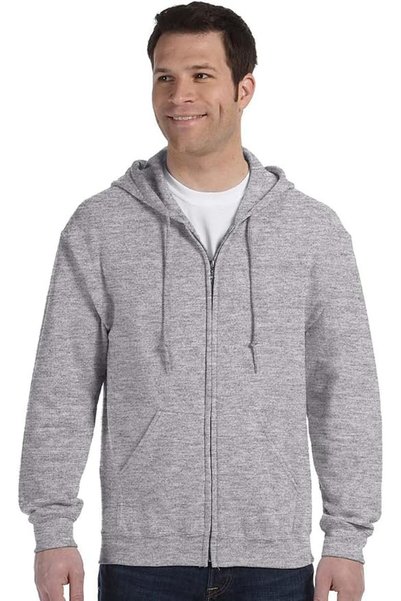 GENERAL Gildan Mens Fleece Zip Hooded Sweatshirt