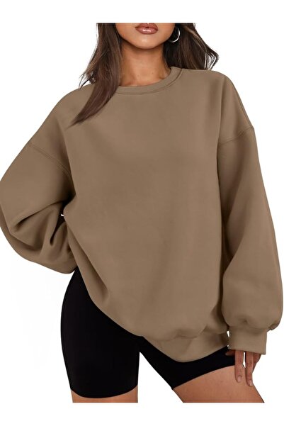 GENERAL EFAN Womens Oversized Sweatshirts Hoodies Fleece Crewneck Sweaters Ca...