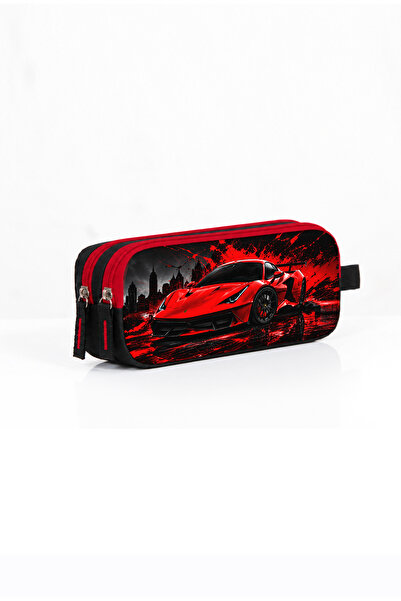 OMIX Original Neon Sports Car Model Double Compartment Pen Holder