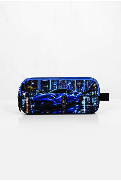 OMIX Original Neon Sports Car Model Double Compartment Pen Holder