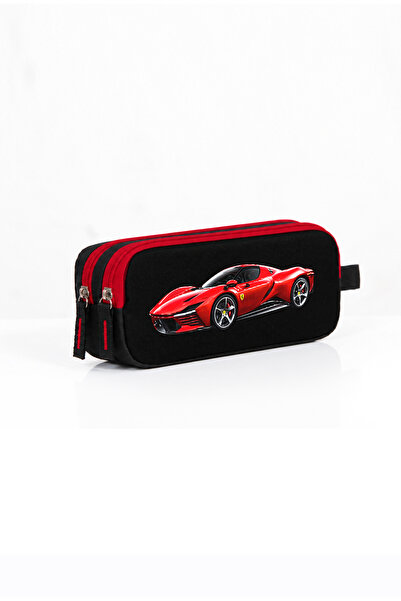 OMIX Original Neon Sports Car Model Double Compartment Pen Holder