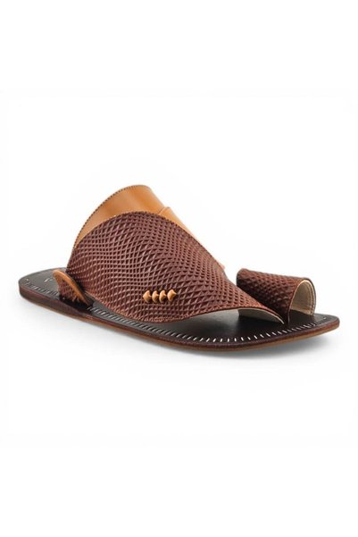 Al fanoos Handmade Leather Arabic Sandals for Men