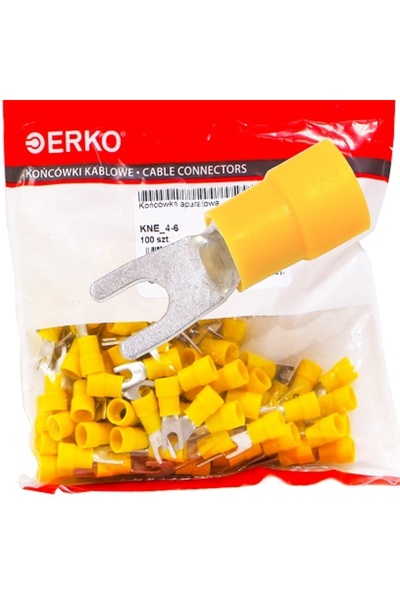 Erko Vârf izolat pentru furcă KNE 6mm M4 100 bucăți