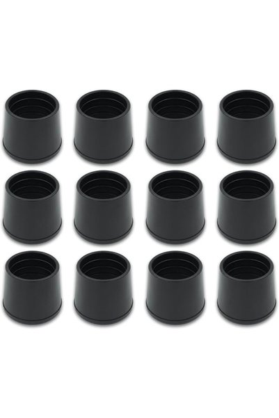 shepherd Hardware 8758E Leg Tips 1/2-Inch Inside Diameter Rubber Chair Leg Ca...