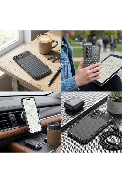 Generic Brand Redmi Note 11 Pro Plus 5g Case Carbon Look Durable Premium Black Soft Silicone Case