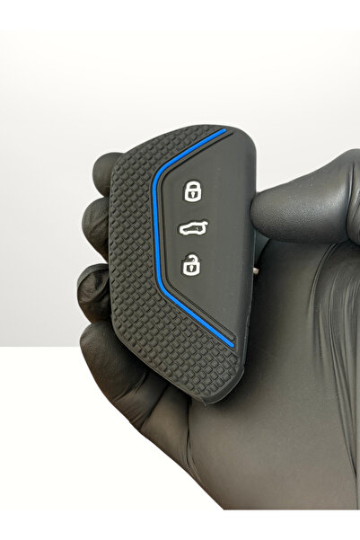LUXE AKSESUAR Volkswagen 2021-2023 Compatible Smart 3-Button Honeycomb Patter...