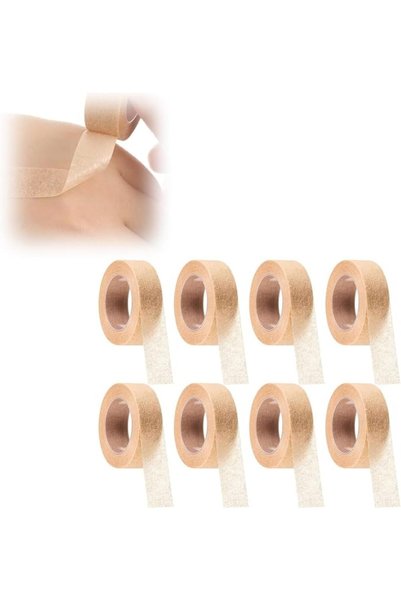 Generic شريط أنف ميزني 8 لفات، شريط لاصق ذاتي قابل للتنفس للعناية ودعم الإصاب...