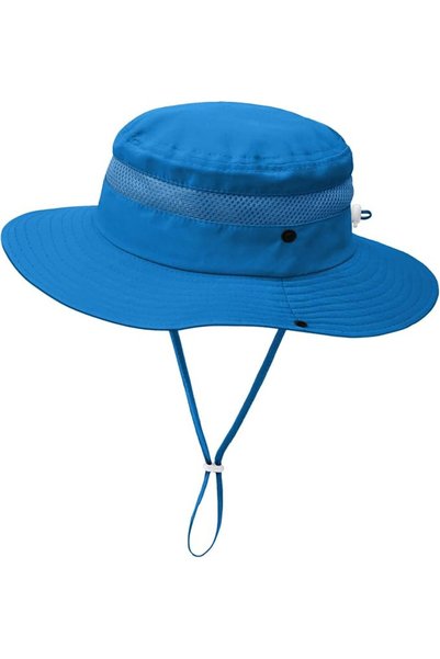 TERRIFI Outdoor Kids Sun Hat, Wide Brim Mesh Bucket Hat UPF 50+ Sun Protectio...