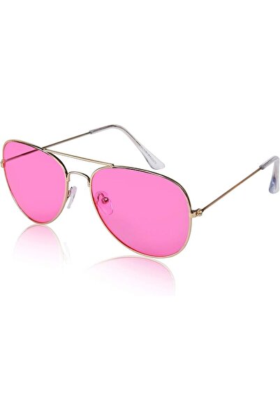 GENERAL نظارات شمسية طيار بعدسات ملونة معدنية بحماية UV400
