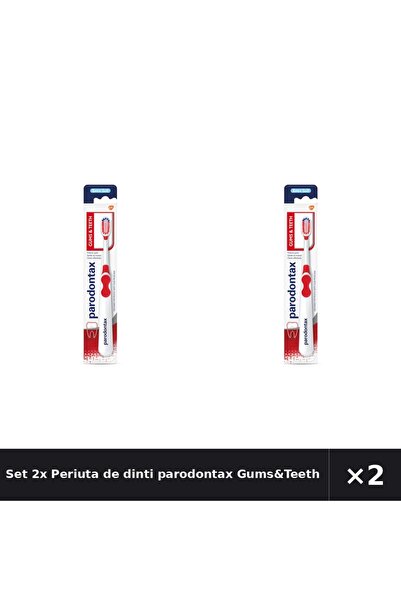 Parodontax Set 2x Periuta de dinti Gums&Teeth Extra Soft