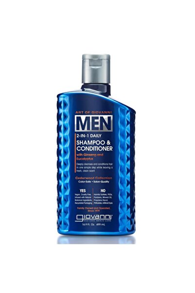 Giovanni Giovanni 2 in 1 Men's Daily Ginseng & Eucalyptus Hair Shampoo & Cond...