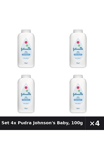 Johnson's Baby Set 4x Pudră Johnson's Baby, 100g