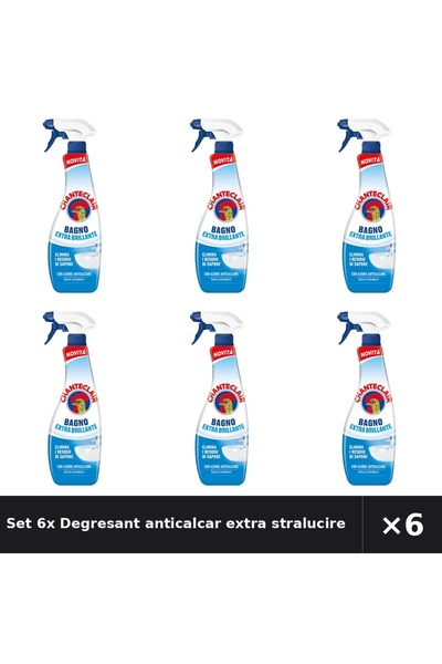 Chanteclair Set 6x Degresant anticalcar extra stralucire Chanteclair, pentru ...