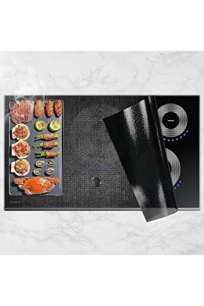 TERRIFI Induction Cooktop Protector Mat, Magnetic Silicone Stove Top Cover, S...