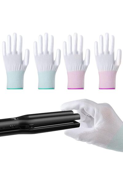 Yelajoy 24 pairs of labor protection gloves, quilting glove for free sewing m...