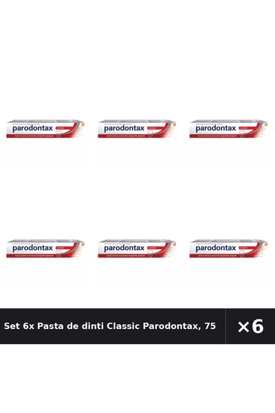 Parodontax Set 6x Pastă de dinți Classic Parodontax, 75 ml