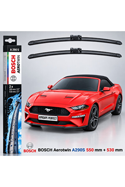 Bosch Wiper blades Ford Mustang Convertible MK6 S550 (03.2014–04.2023) | Aero...