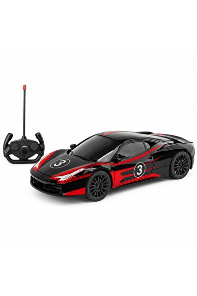 OEM RC Models remote control sports car, 1:16 scale, 4-direction controls, bl...