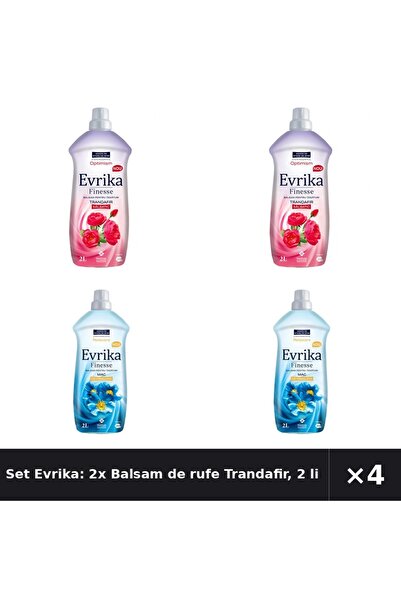 Evrika Set Evrika: 2x Balsam de rufe Trandafir, 2 litri + Balsam de rufe Mac ...