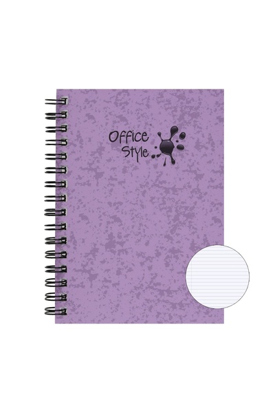 OEM Carnetel Notite A6 cu Coperta Lila - 50 file, pentru notite zilnice la sc...