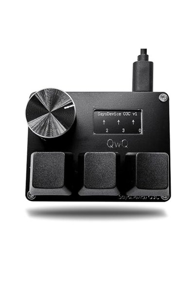 GENERAL لوحة مفاتيح BTXETUEL SayoDevice O3C OSU مع مفاتيح سريعة الاستجابة ومف...