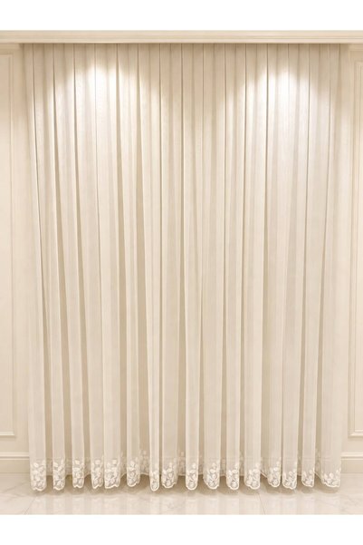 GACALLAR HOUSE Skirt Pattern Bamboo Heavy Weight 1/3 Full Pleated No Ironing Needed after Washing, Does Not Show the Inside of the House