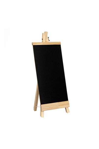 OEM Tabla Neagra Decorativa cu Sevalet de Lemn 18x40cm, pentru mesaje, meniur...