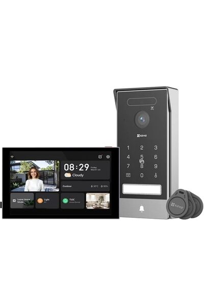 EZVIZ HP7 Pro 4K Video Door Intercom with Camera & 8 Inch Touchscreen