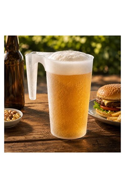 OEM Halbă Bere Plastic Frosty 1L cu Mâner – Răcire în Congelator pentru Bere ...