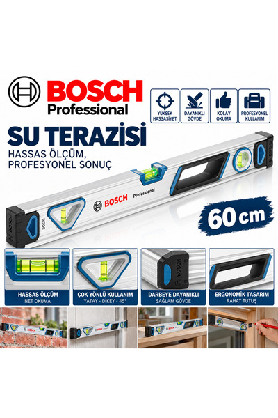 PROFESYONEL SU TERAZİSİ KALIN 60 CM