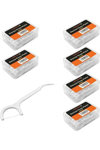 Lawazim Dental Floss Picks - Deep Clean Interdental Toothpick Flossers with P...