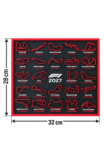 Genel Markalar 2027 Formula 1 Yarış Takvimi ve Pist Panosu