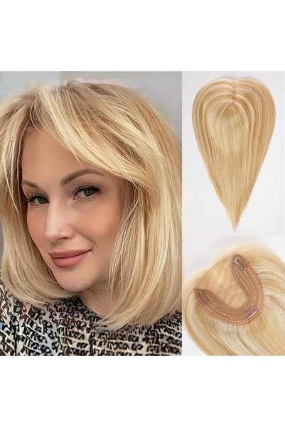 haircube Ash Blonde Wig with Bangs Long Ombre Brown to Blonde Curly Wigs for ...