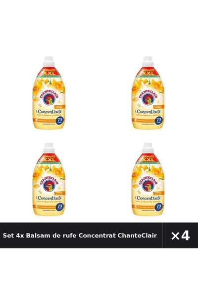 Chanteclair Set 4x Balsam de rufe Concentrat Flori Portocalii si Narcis, 1.4L...