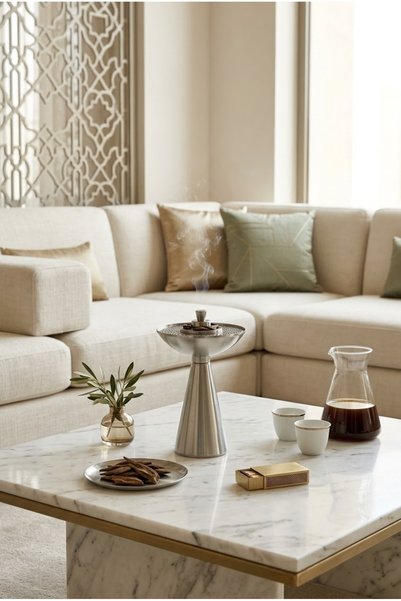 Generic *Luxurious Incense Burner with Modern Design – the Elegance of Hospitality and a Sophisticated Aromatic Touch* (25cm)