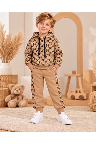 krm kerem bebe Set pentru băieți, potrivit pentru grădiniță și creșă, cu glug...