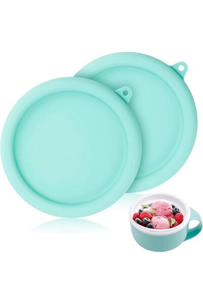 HaveLovely غطاء سيليكون (قطعتان) لوعاء ماي ماج، غطاء بديل خالٍ من BPA لوعاء ص...