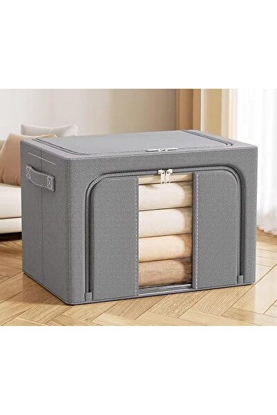 Generic Linen Foldable Storage Box 24L Beige