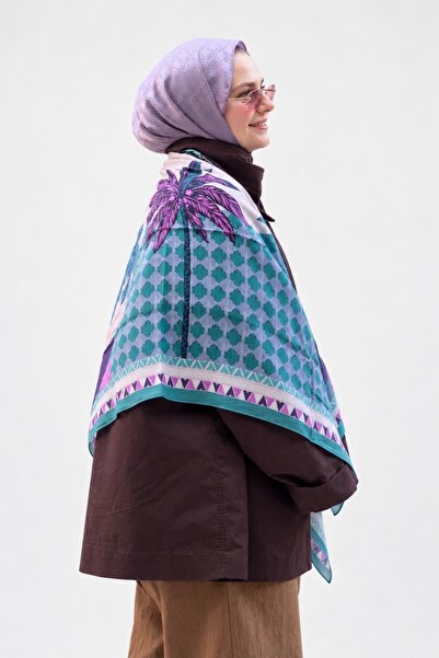 Belli Șal de umăr cu model palmier