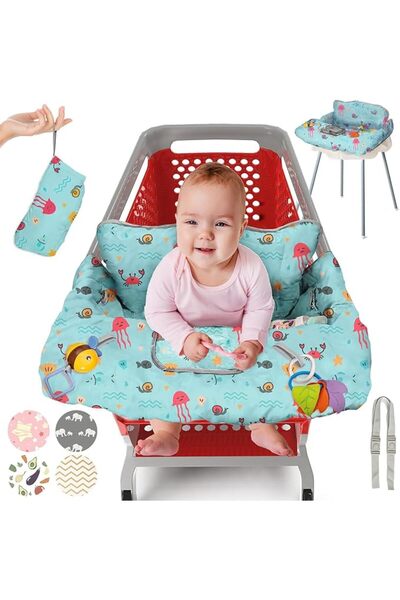 PILLANI Pilani Baby Shopping Cart Cover, High Chair Cover for Restaurant Seat...