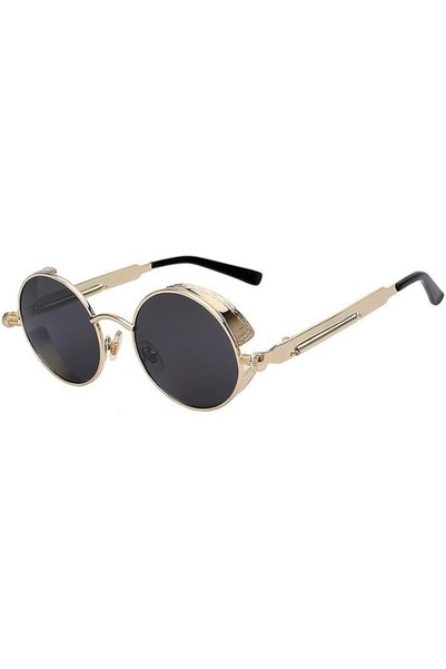 HALAMODO Steampunk Fashion Sunglasses Gothic Goggles Vintage Eyewear
