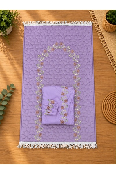 Generic Prayer Rug Set with Prayer Mat
