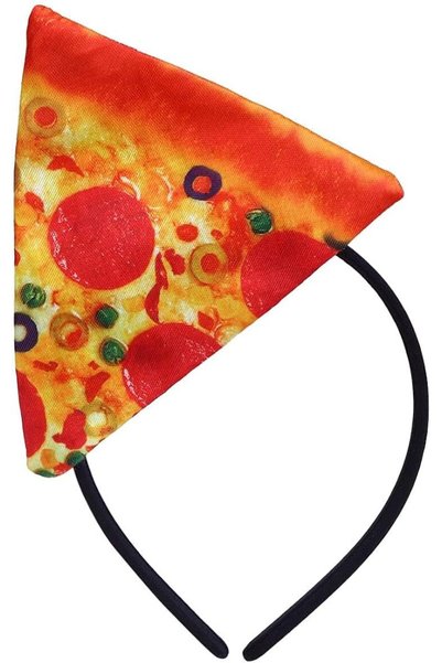TERRIFI Pizza Headband Funny Food Hair Hoop, Pizza Slice Hairband and Headpie...