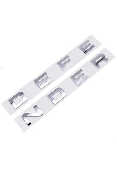 Generic شعار سيارة ثلاثي الأبعاد من مادة ABS بحروف DEFenders، ملصق شارة لاند ...