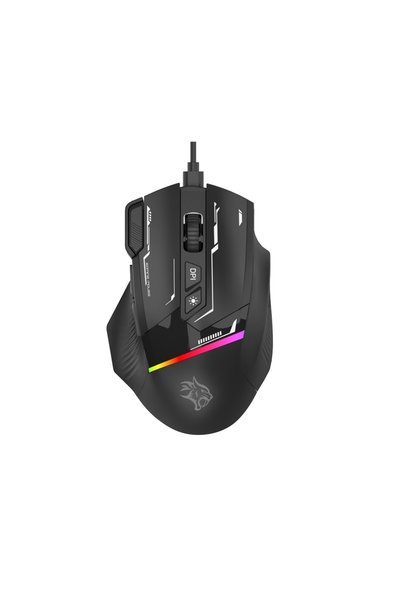 Porodo Gaming 8D RGB Wired Mouse DPI 7200 - Black