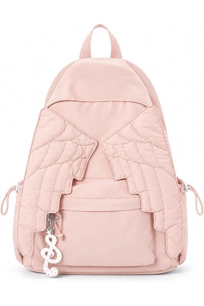 Generic TSWCBYYLB Angel Wings Nylon Backpack for Women, Quilted Daypack